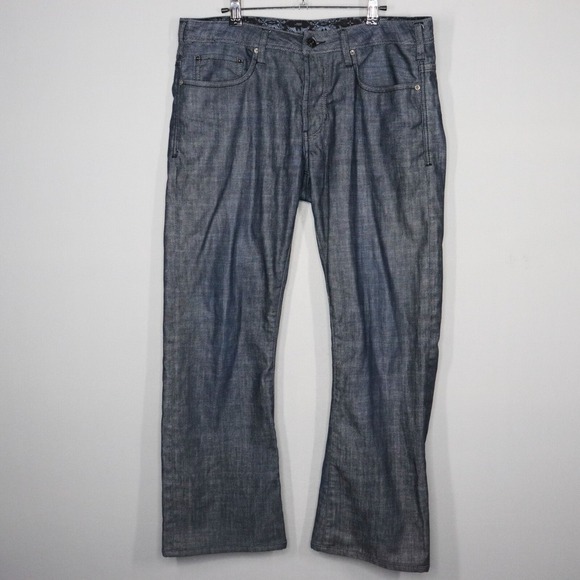 Buffalo David Bitton Jeans King Mens Size 34x32 Boot Cut Stretch Dark Wash